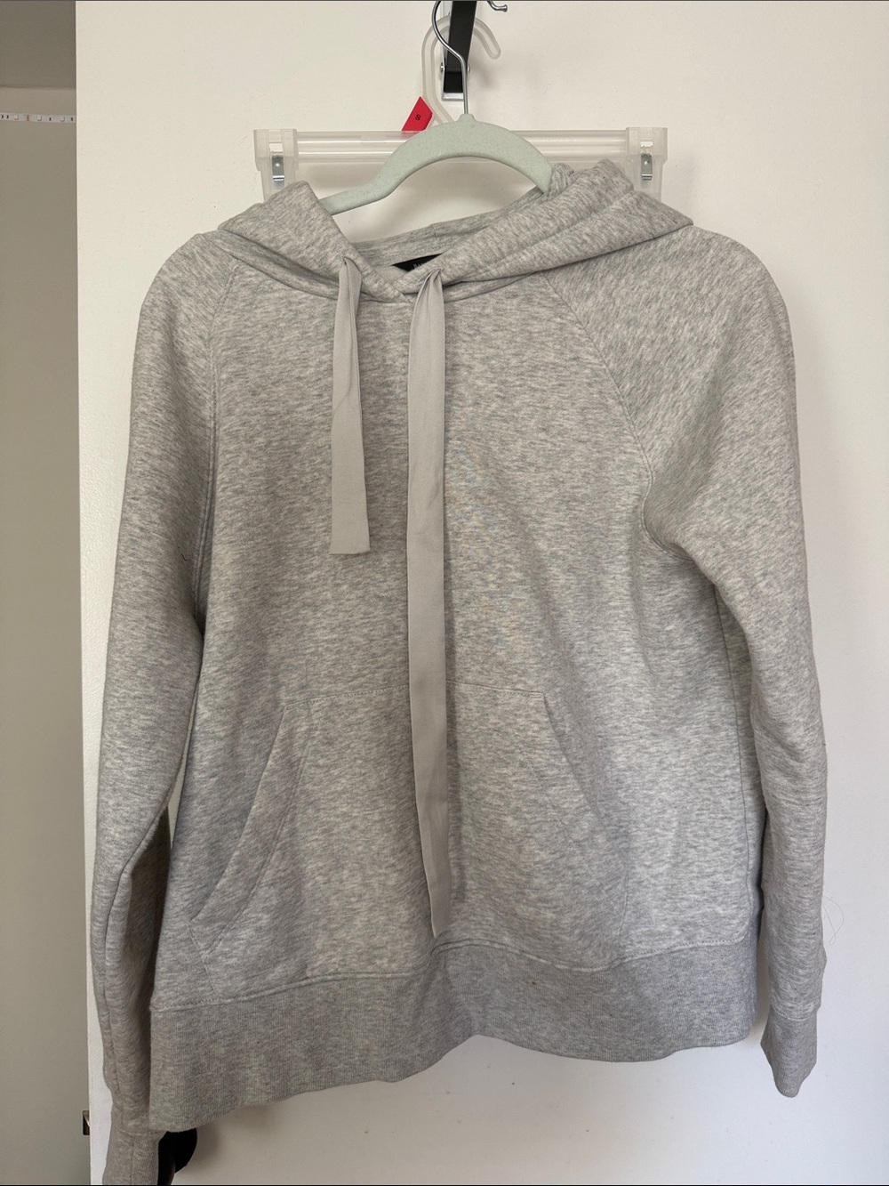 Banana Republic Light Gray Hooded Sweatshirt